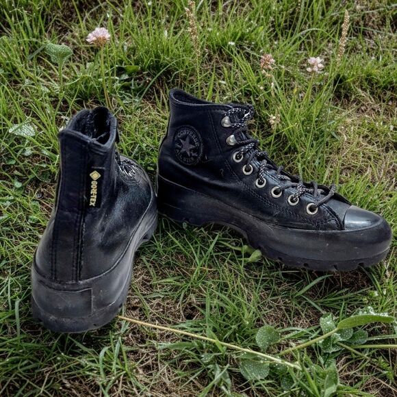 Converse Gore-Tex Chuck Taylor All Star Lug  Mono Black Sneakers Mountain Club - Picture 12 of 12